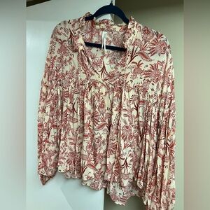 Anthropologie flowy top